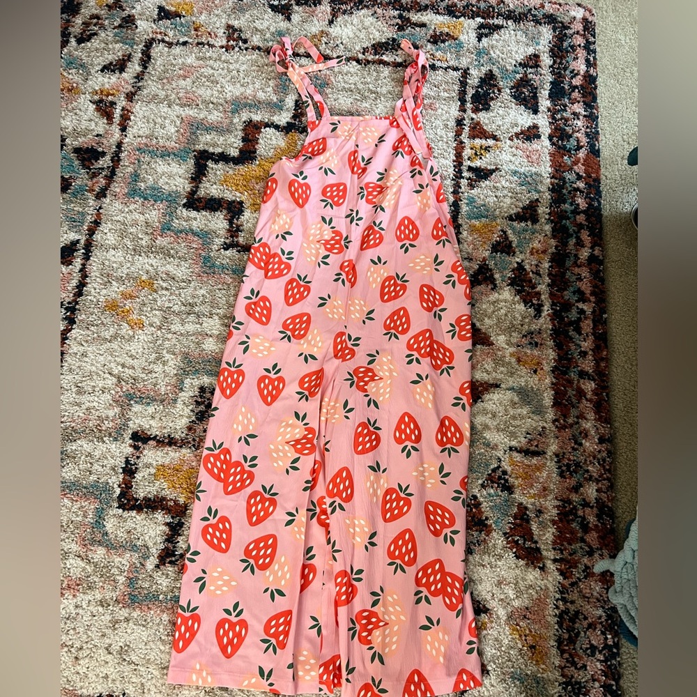 SHEIN Strawberry Jumpsuit